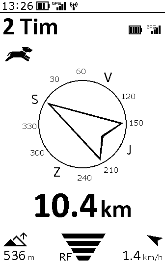 main screen – verze 1.6.10