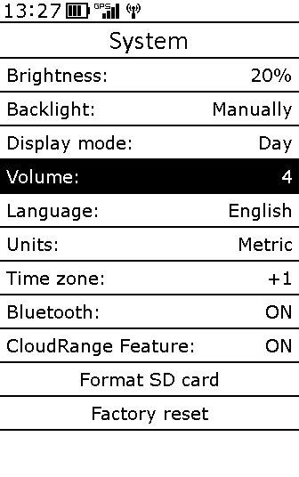 volume control – verze 1.6.10