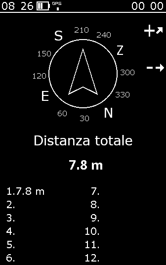 Misurazione distanza - passo 1