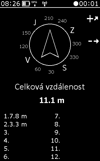 Měření vzdálenosti - krok 2